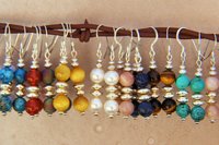 Red Jasper Earrings, Sterling Silver Earrings, Southwestern Earrings, Gemstone Earrings