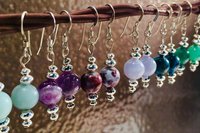 Honey Tiger Eye Drop Earrings, Southwestern Earrings, Small Earrings, Sterling Silver Earrings.