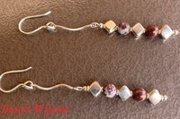 Agate Earring, Sterling Silver Earrings, Red Lightening Earrings, Long Dangle Earrings, Gemstone  Earrings, Southwestern Earrings