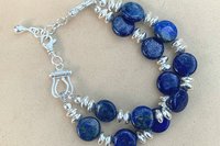 Sky Eye Jasper Bracelet, Sterling Silver Bracelet, Gemstone Bracelet, Adjustable Bracelet