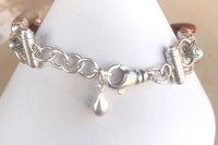 Sky Eye Jasper Bracelet, Sterling Silver Bracelet, Gemstone Bracelet, Adjustable Bracelet