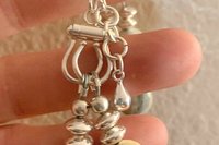 Sky Eye Jasper Bracelet, Sterling Silver Bracelet, Gemstone Bracelet, Adjustable Bracelet