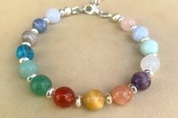 Mixed Gemstone Bracelet, Sterling Silver Bracelet, Multicolored Gemstone Bracelet, Minimalist Bracelet