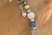 Mixed Gemstone Bracelet, Sterling Silver Bracelet, Multicolored Gemstone Bracelet, Minimalist Bracelet