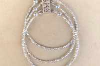 Multistrand Silver Bracelet, Hill Tribe Fine Silver, Beaded Bracelet, Gift for Her, Dainty Bracelet