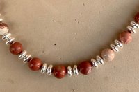 Men’s Tiger Eye Bracelet, Sterling Silver Bracelet, Gemstone Bracelet, Gift for Him