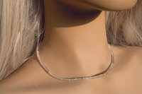 Dainty Gemstone Necklaces, Minimalist Necklaces, Faceted Gemstone Jewelry