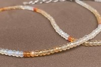Dainty Gemstone Necklaces, Minimalist Necklaces, Faceted Gemstone Jewelry