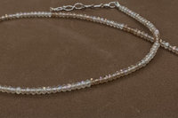 Dainty Gemstone Necklaces, Minimalist Necklaces, Faceted Gemstone Jewelry