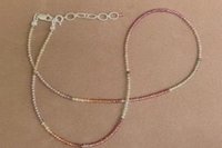 Faceted Gemstone Necklaces, Dainty Beaded Necklaces, Minimalist Jewelry