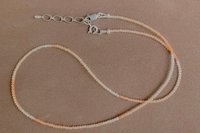 Faceted Gemstone Necklaces, Dainty Beaded Necklaces, Minimalist Jewelry