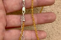 Dainty Citrine Layering Necklace, Aquamarine Faceted Gemstone Necklace