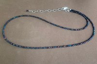 Dainty Rose Quartz Necklace, Coated Spinel Necklace, Faceted Gemstone Layering Necklaces