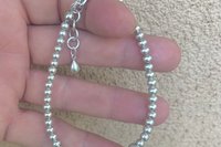 Sterling Silver Stacking Bracelet, Minimalist, Southwestern Bracelet, Gift for Her