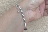 Multi Gemstone Bracelet, Sterling Silver Bracelet, Stacking Bracelet, Minimalist Jewelry