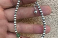 Multi Gemstone Bracelet, Sterling Silver Bracelet, Stacking Bracelet, Minimalist Jewelry