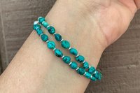 Turquoise Nugget and Sterling Silver Bracelet, Multi-Strand Bracelet, Gift For Her, Southwestern Style Jewelry