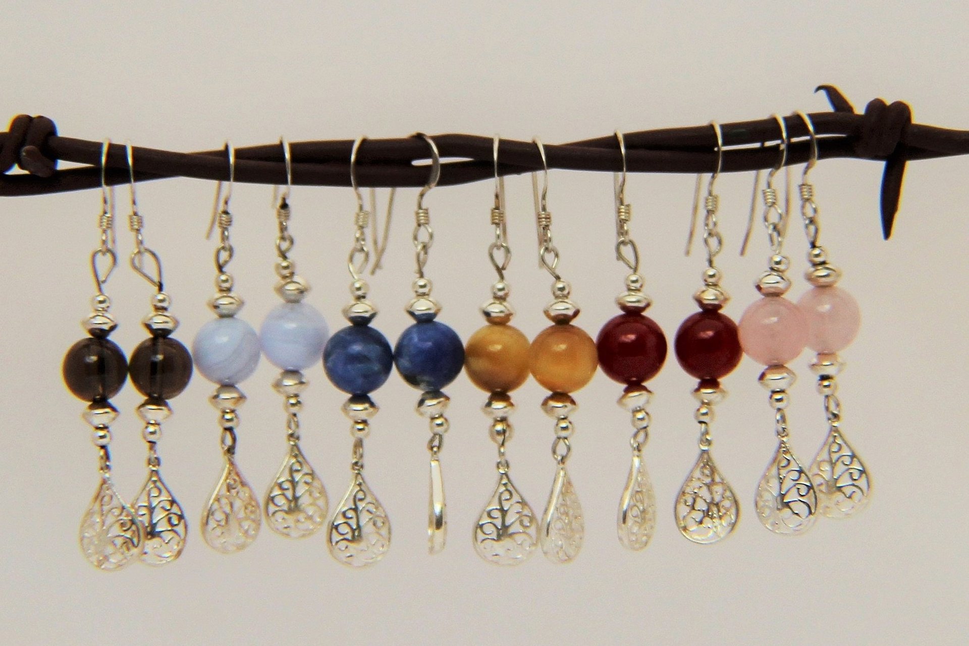 Amethyst Earrings, Sterling Silver Earrings, Sterling Silver and Amethyst Earrings, Gemstone Earrings