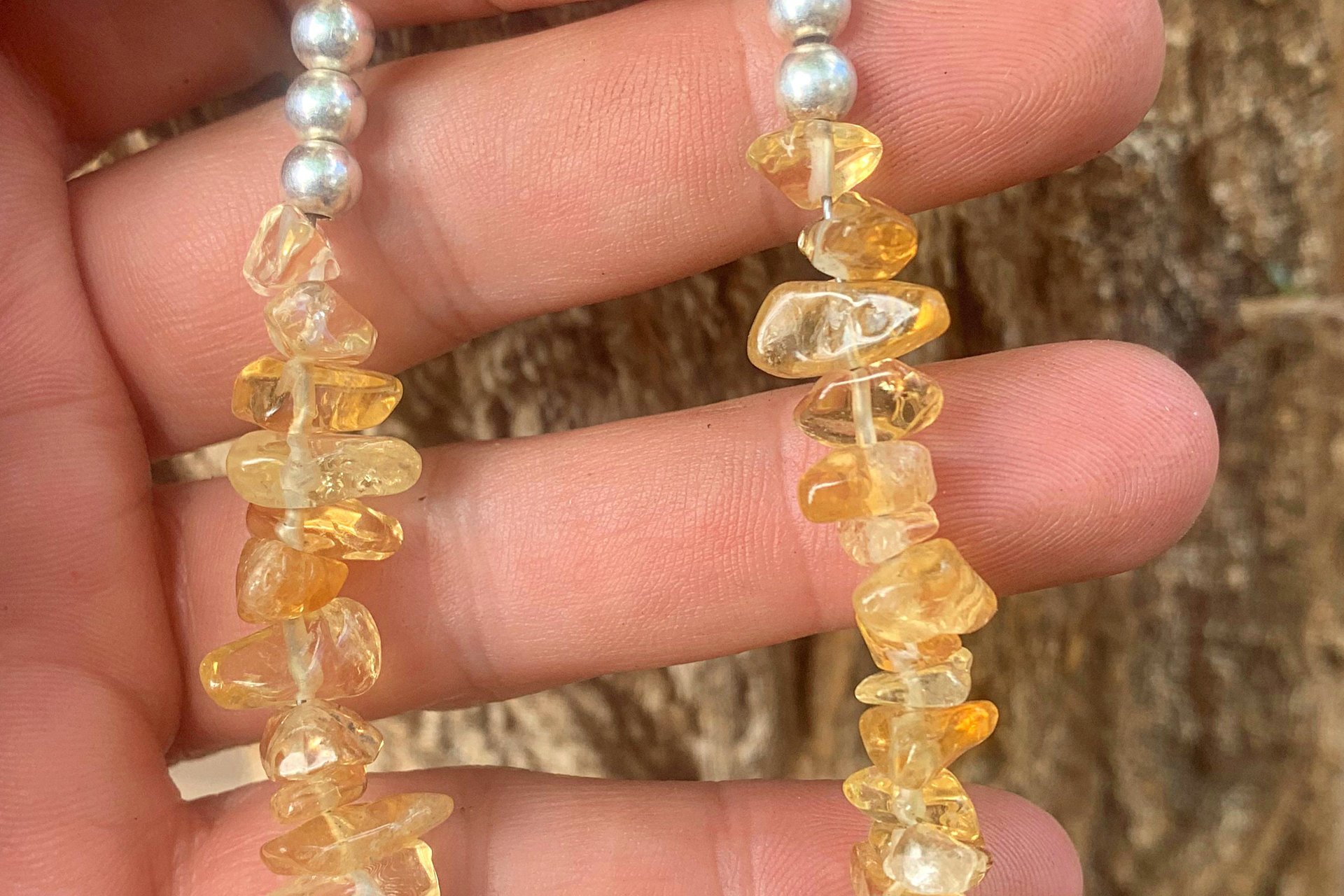 Gemstone Chip Bracelets, Sterling Silver Bracelets, Gemstone Chip and Nugget  Bracelets, Adjustable Bracelets
