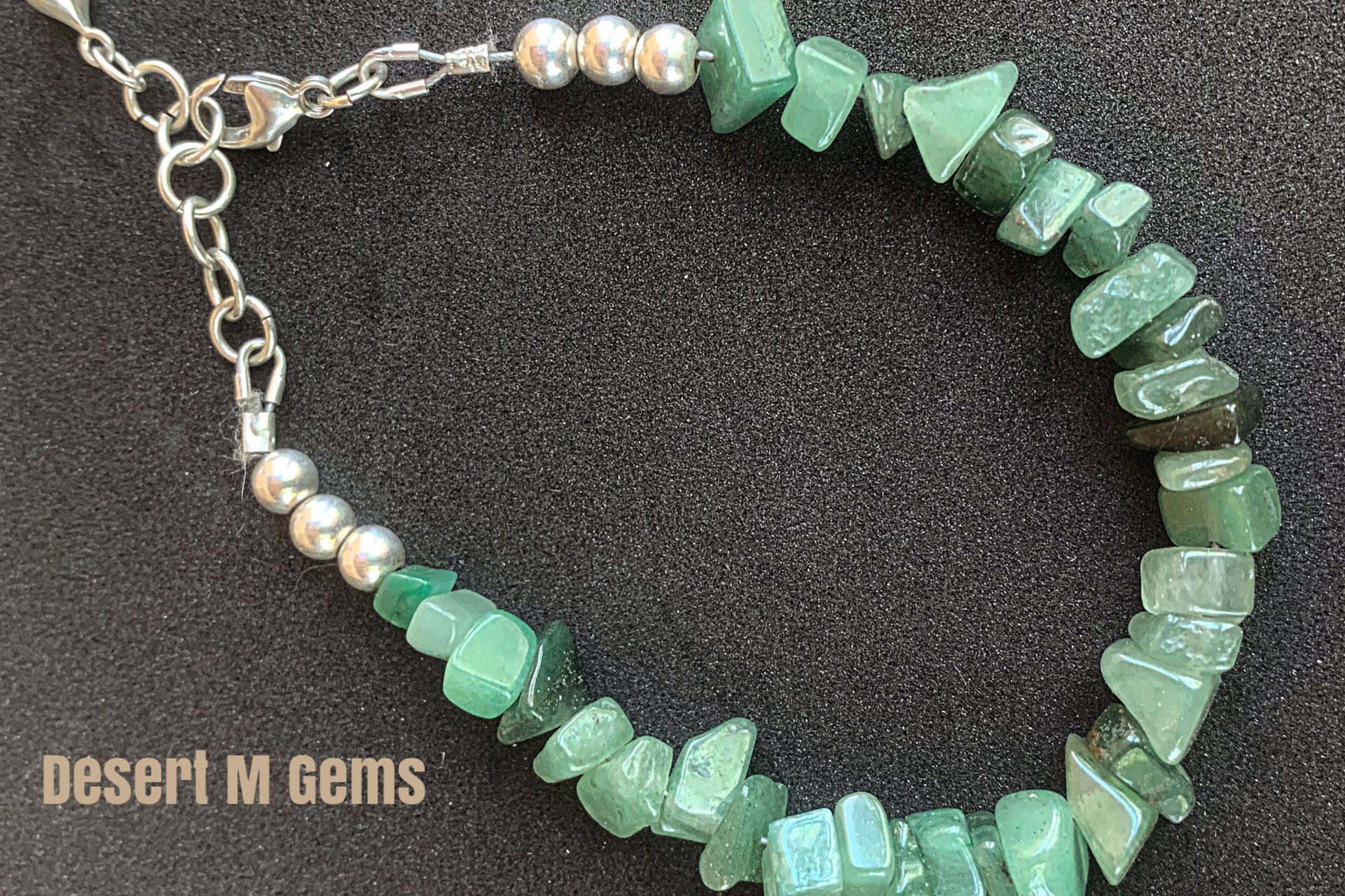 Gemstone Chip Bracelets, Sterling Silver Bracelets, Gemstone Chip and Nugget  Bracelets, Adjustable Bracelets