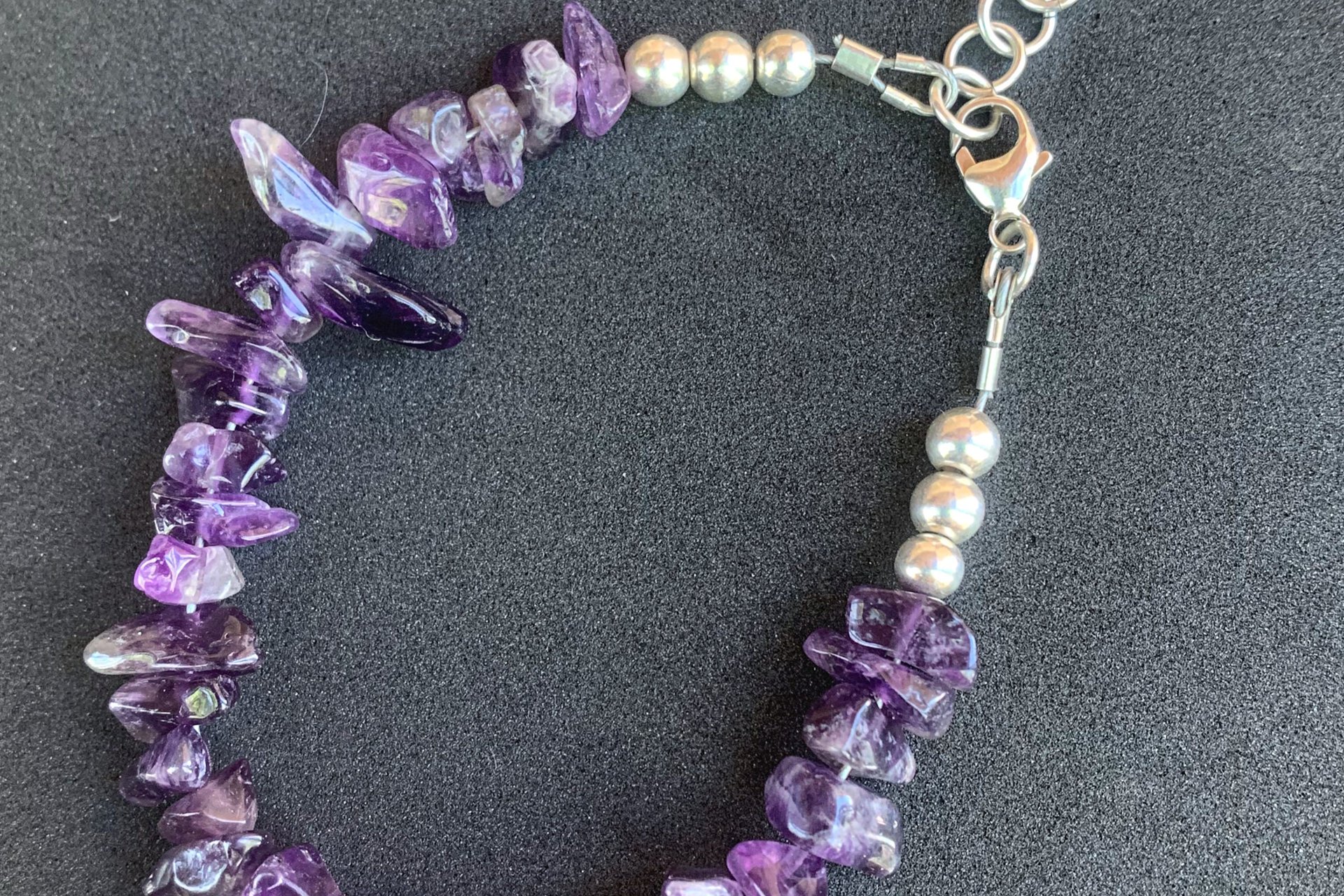 Gemstone Chip Bracelets, Sterling Silver Bracelets, Gemstone Chip and Nugget  Bracelets, Adjustable Bracelets