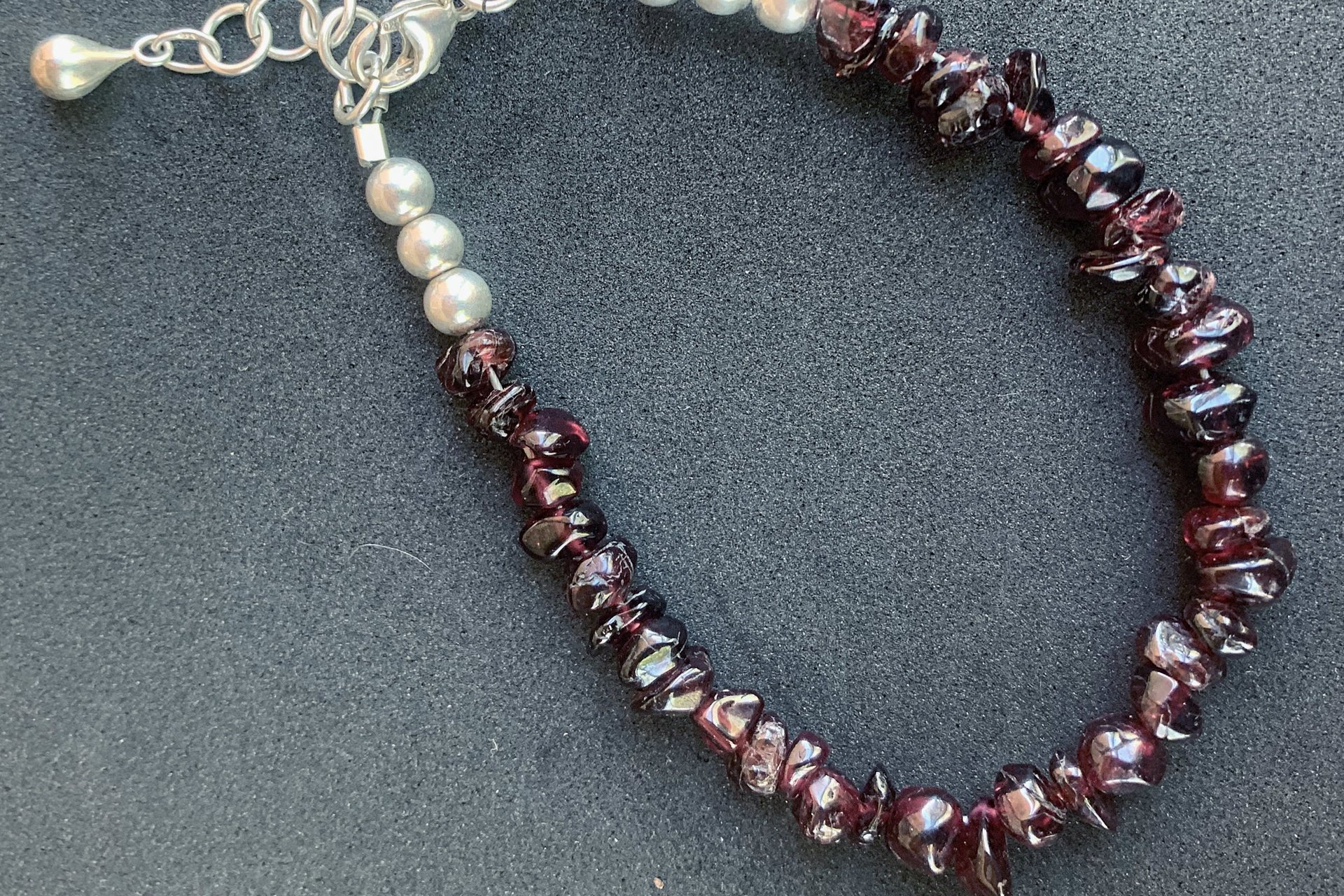 Gemstone Chip Bracelets, Sterling Silver Bracelets, Gemstone Chip and Nugget  Bracelets, Adjustable Bracelets