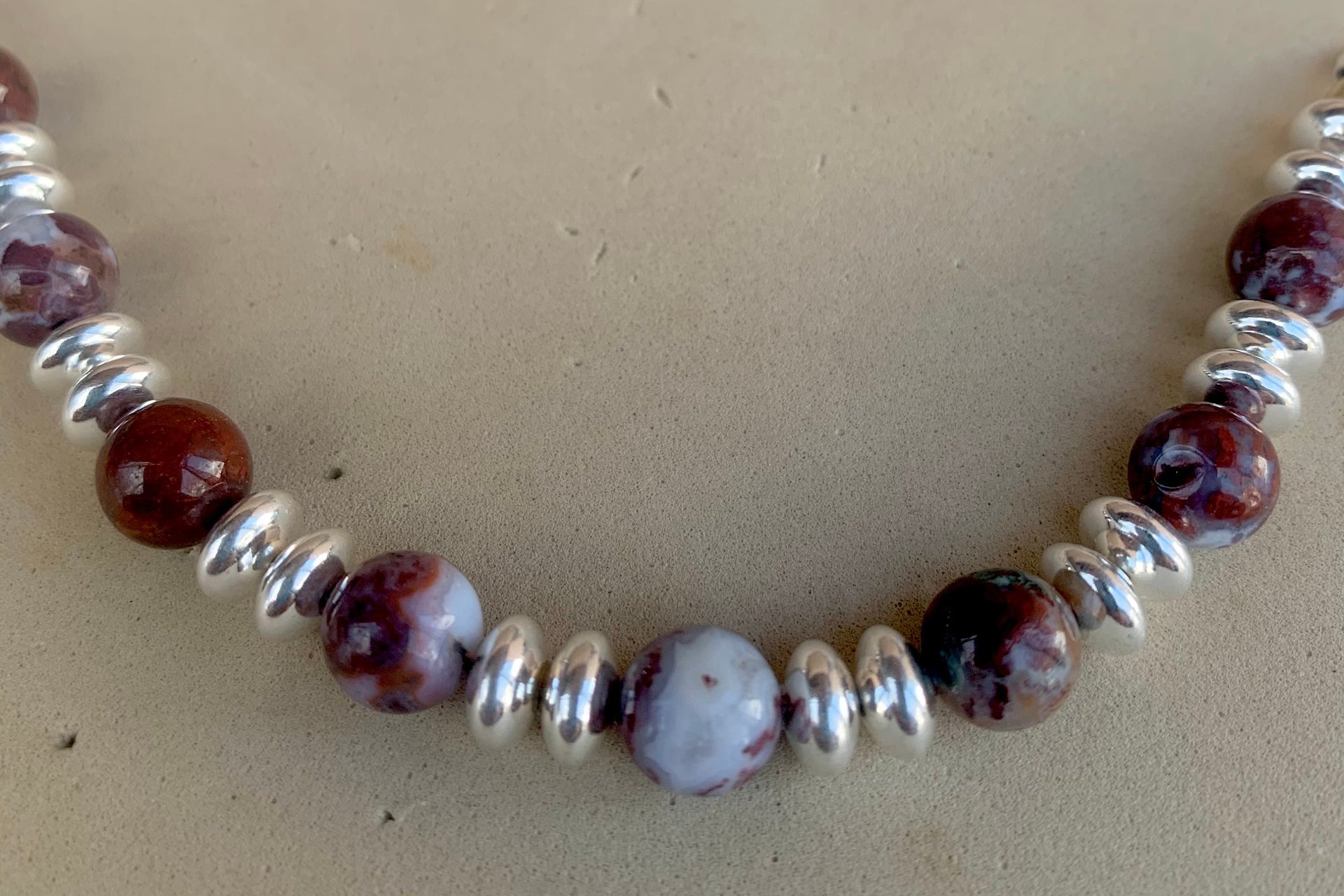 Men’s Tiger Eye Bracelet, Sterling Silver Bracelet, Gemstone Bracelet, Gift for Him