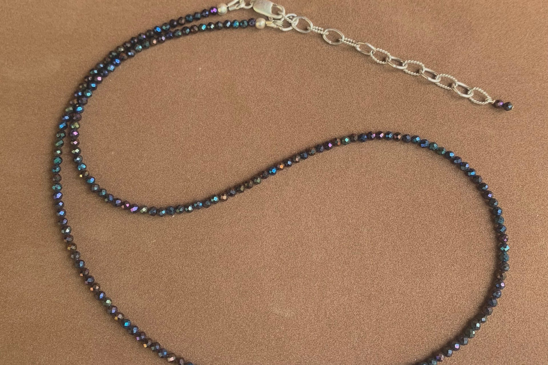 Faceted Gemstone Necklaces, Dainty Beaded Necklaces, Minimalist Jewelry