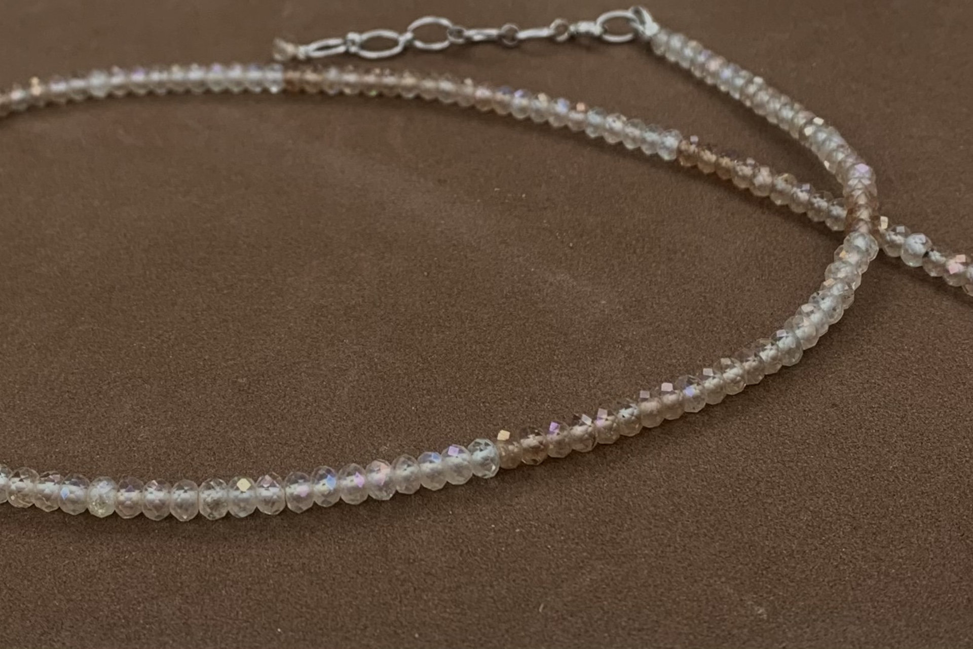 Dainty Gemstone Necklaces, Minimalist Necklaces, Faceted Gemstone Jewelry