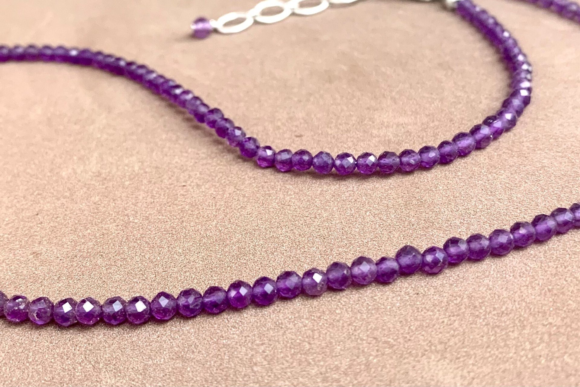 Dainty Gemstone Necklaces, Minimalist Necklaces, Faceted Gemstone Jewelry