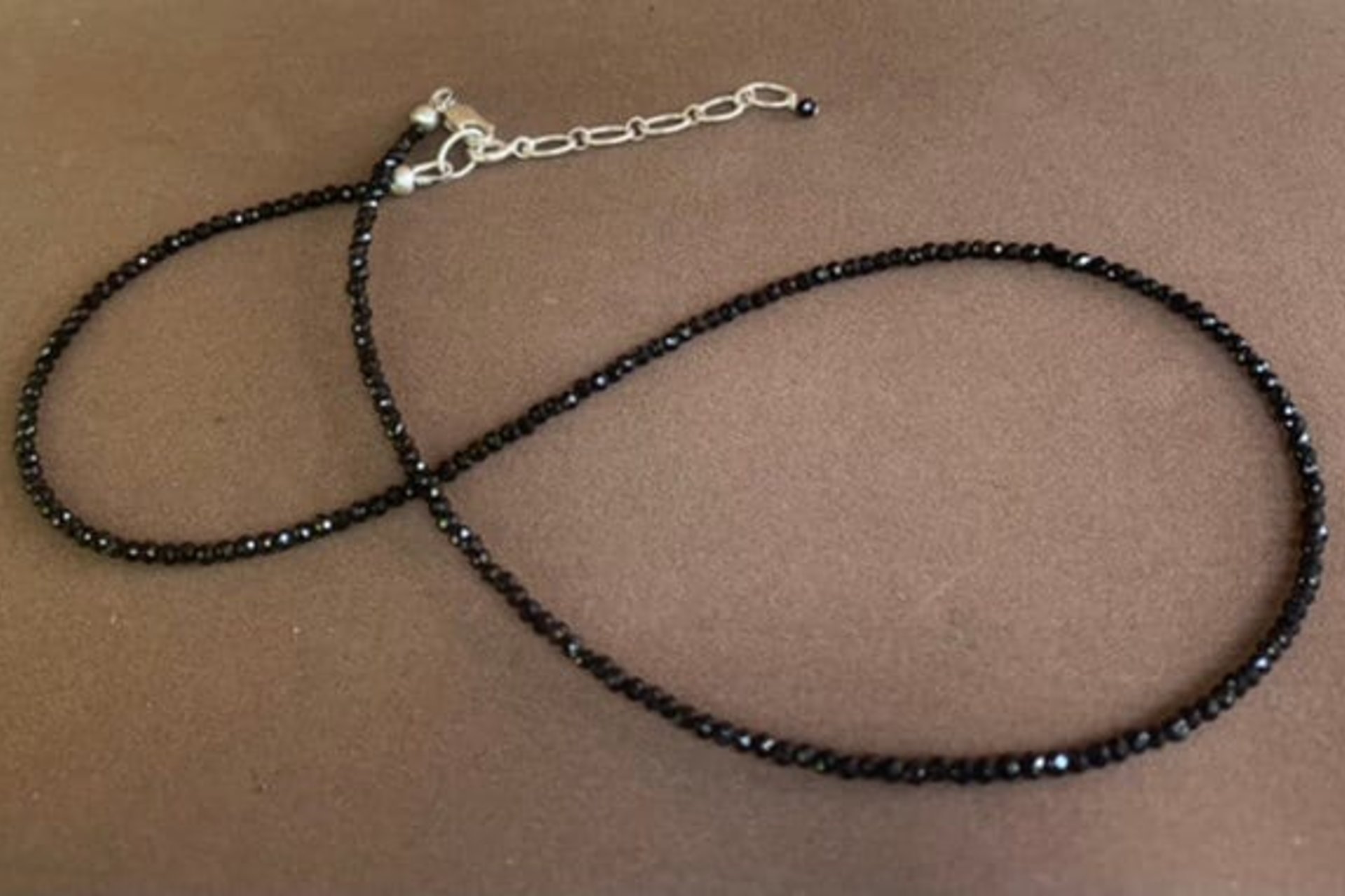 Tourmaline Necklace, Multicolored and Black 16” Tiny Tourmaline Necklace, Faceted Gemstone Necklaces