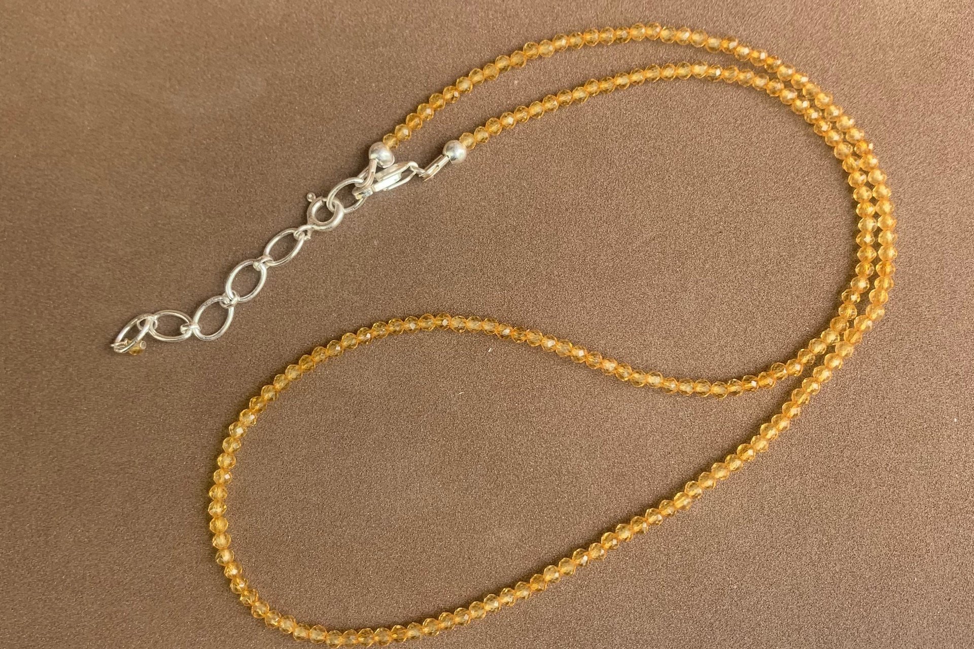 Faceted Gemstone Necklaces, Dainty Beaded Necklaces, Minimalist Jewelry