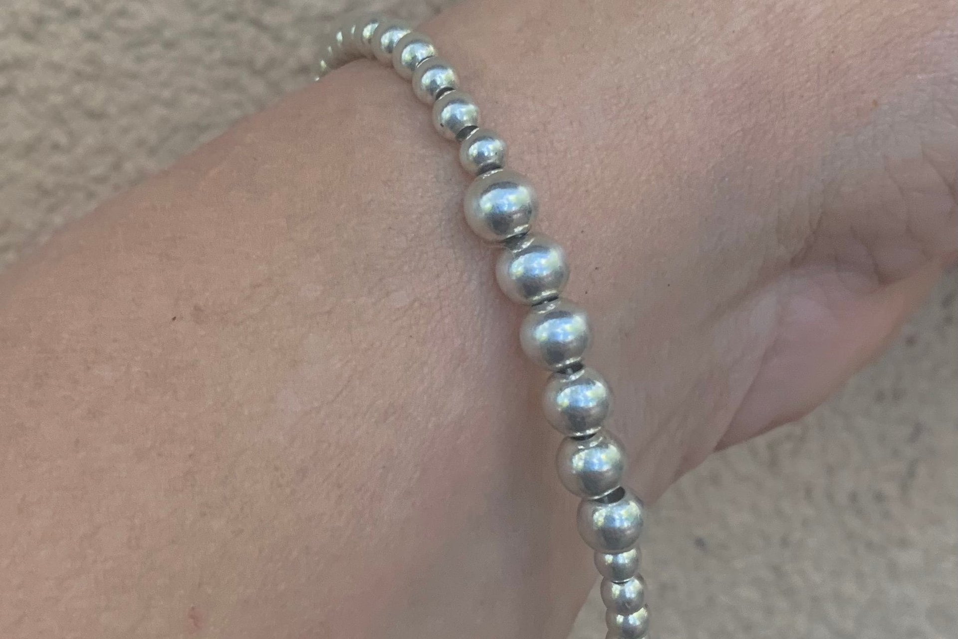 Sterling Silver Stacking Bracelet, Minimalist, Southwestern Bracelet, Gift for Her