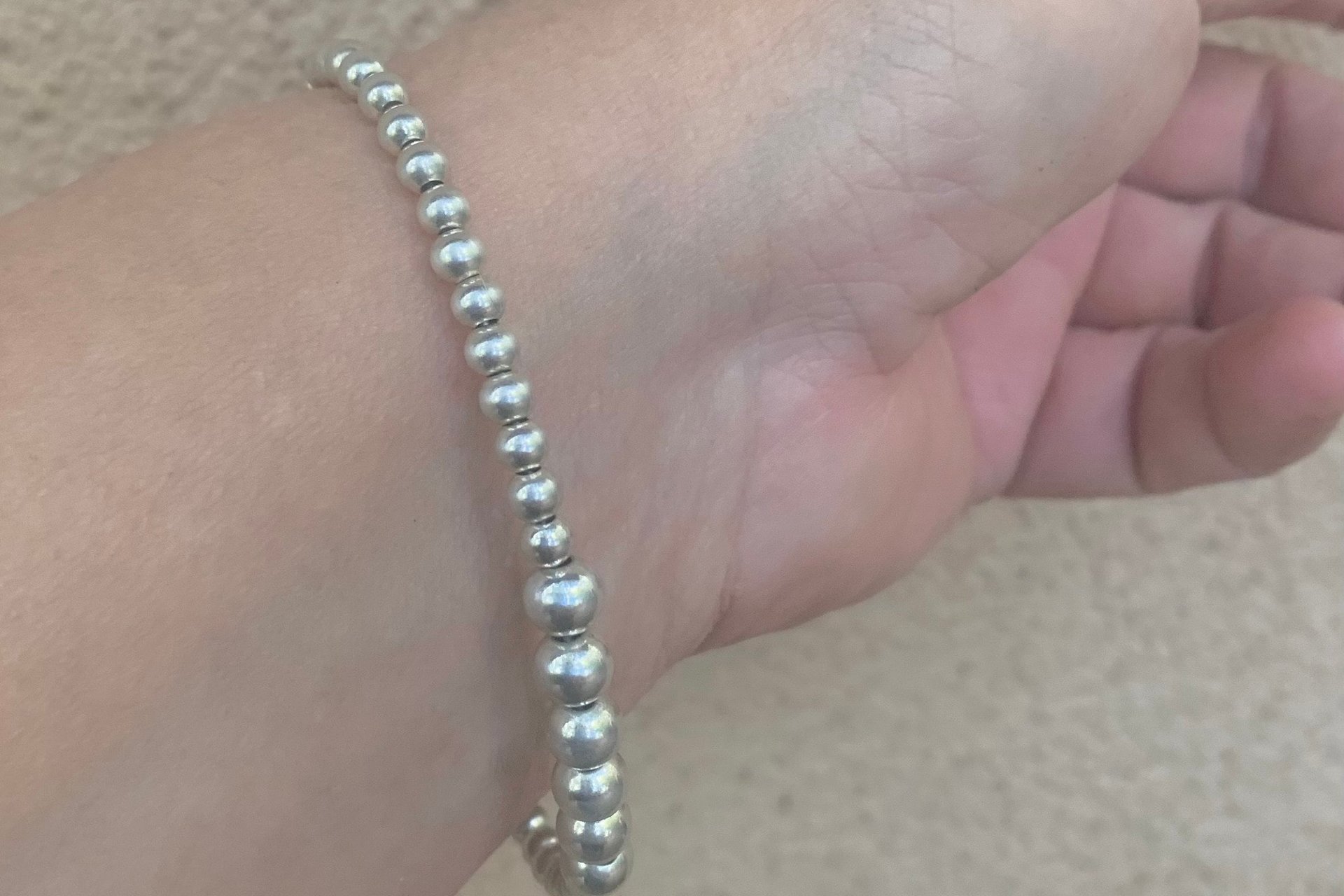 Sterling Silver Stacking Bracelet, Minimalist, Southwestern Bracelet, Gift for Her