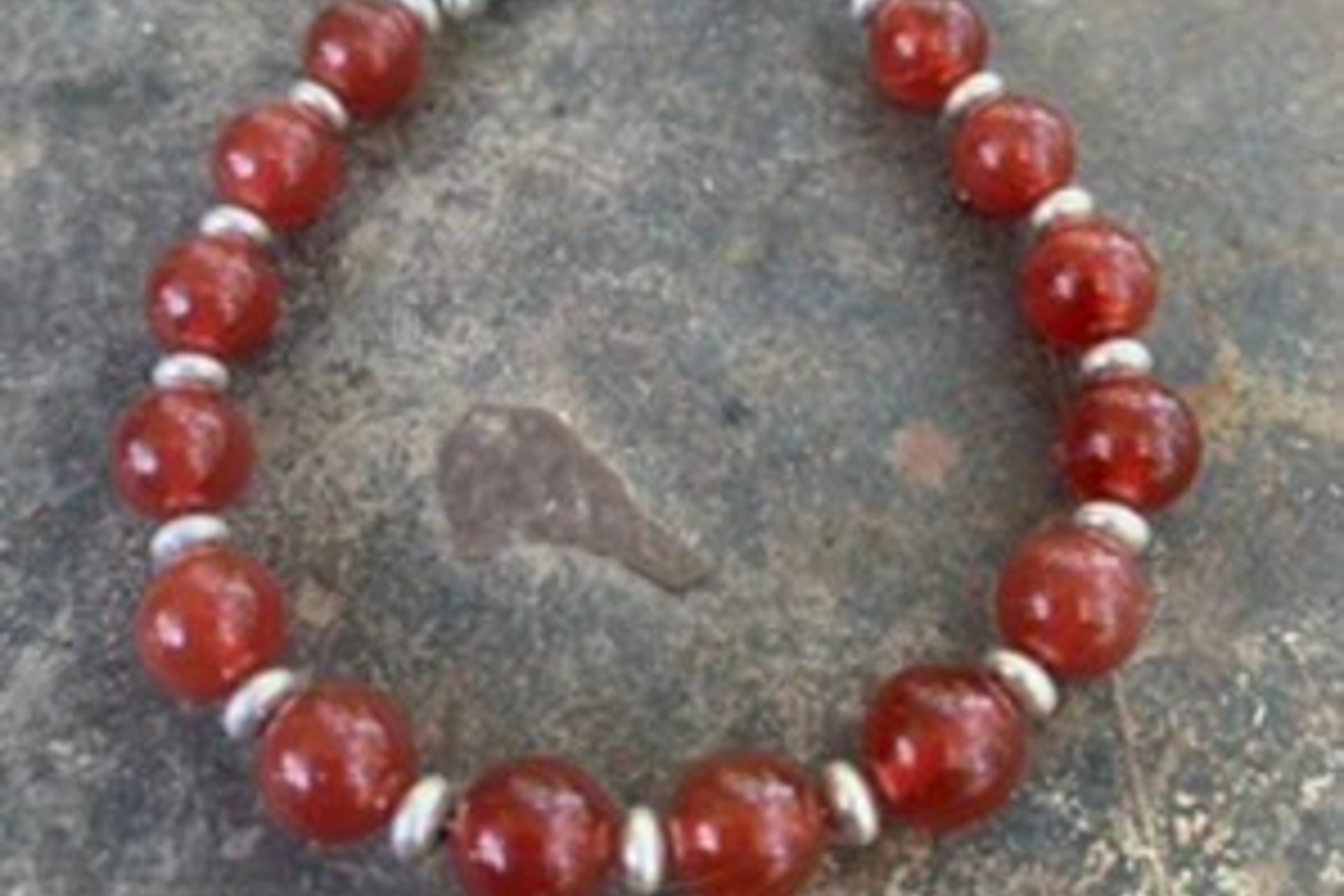 Carnelian Bracelet, Sterling Silver Bracelet, Gemstone Bracelet, Gift for Her