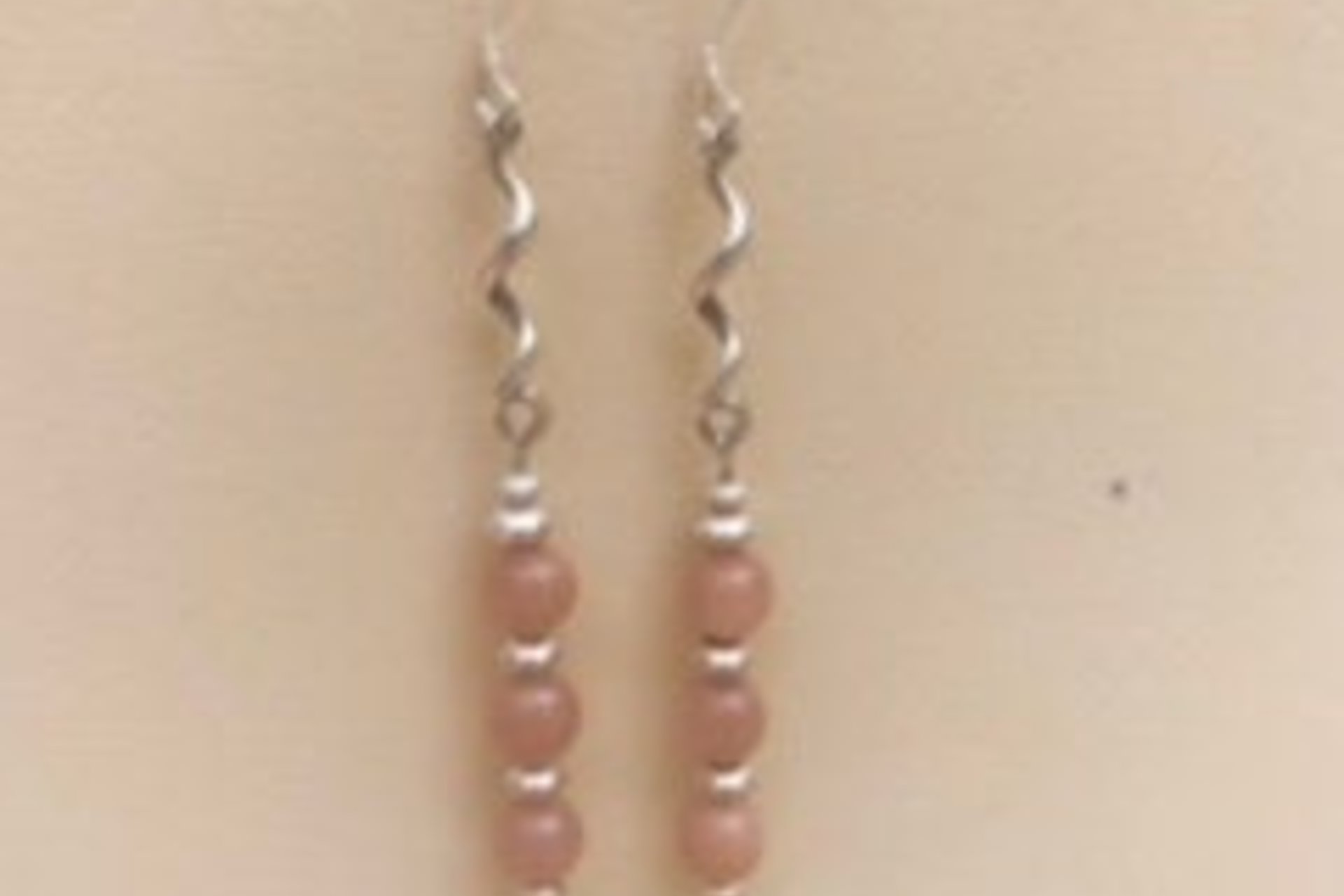Blue Crazy Lace Agate Earrings, Sterling Silver Earrings, Gemstone Earrings