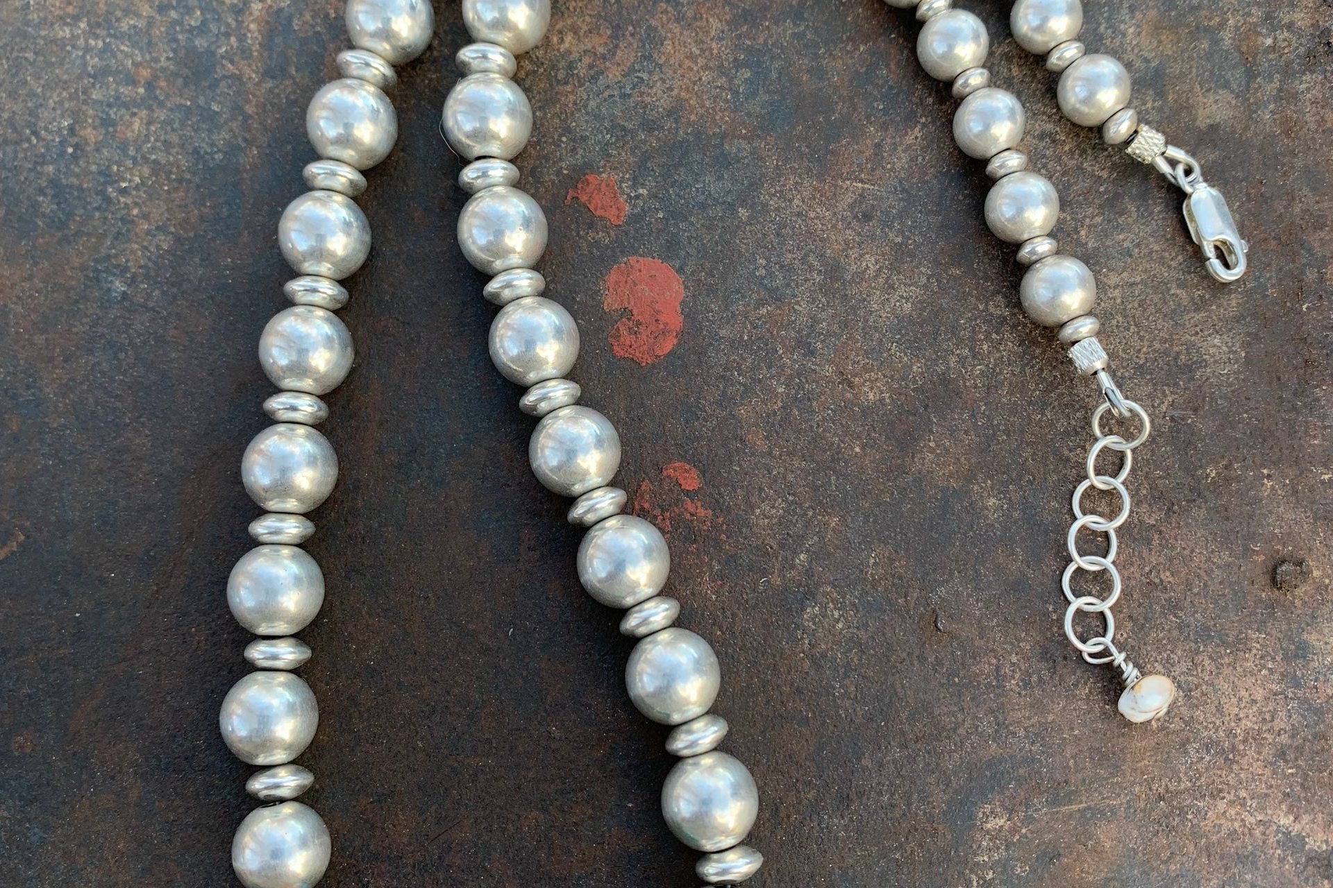 Turquoise Southwestern Style Necklace, Spiny Oyster and Sterling Silver Necklace, Statement Jewelery