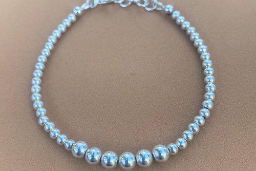 Sterling Silver Stacking Bracelet, Minimalist, Southwestern Bracelet, Gift for Her